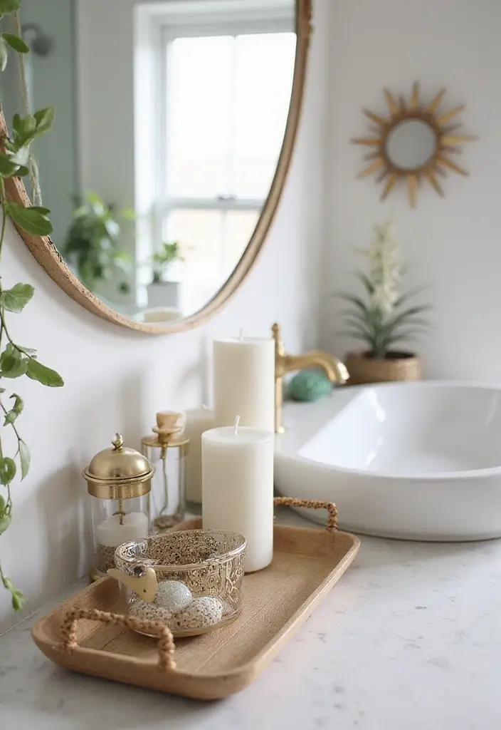 27 Bathroom Decor Pictures For Instant Inspiration - 16. Countertop Decor