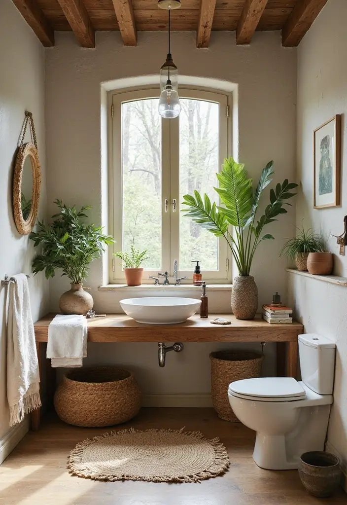 27 Bathroom Decor Pictures For Instant Inspiration - 22. Eco-Friendly Decor