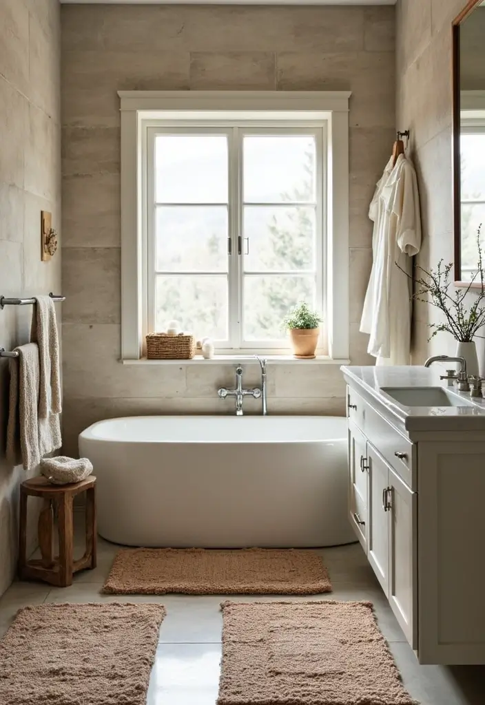 27 Bathroom Decor Pictures For Instant Inspiration - 26. Textured Shower Mats