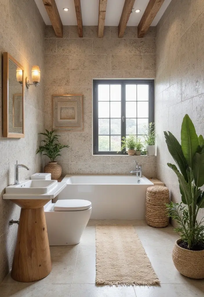 27 Bathroom Tiles Aesthetic That Matches Any Style - 19. Eco-Friendly Tiles