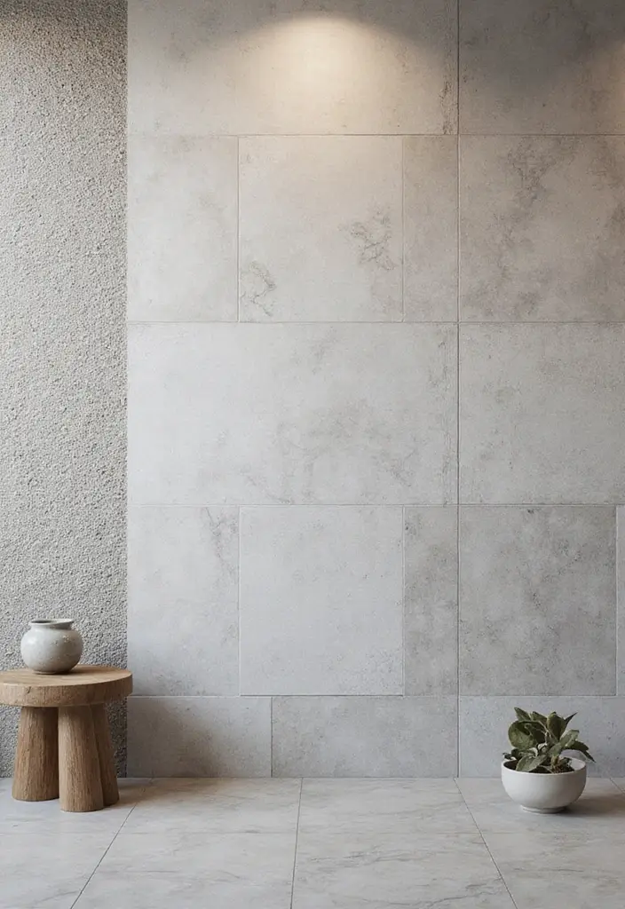 27 Bathroom Tiles Aesthetic That Matches Any Style - 4. Textured Tiles for Depth