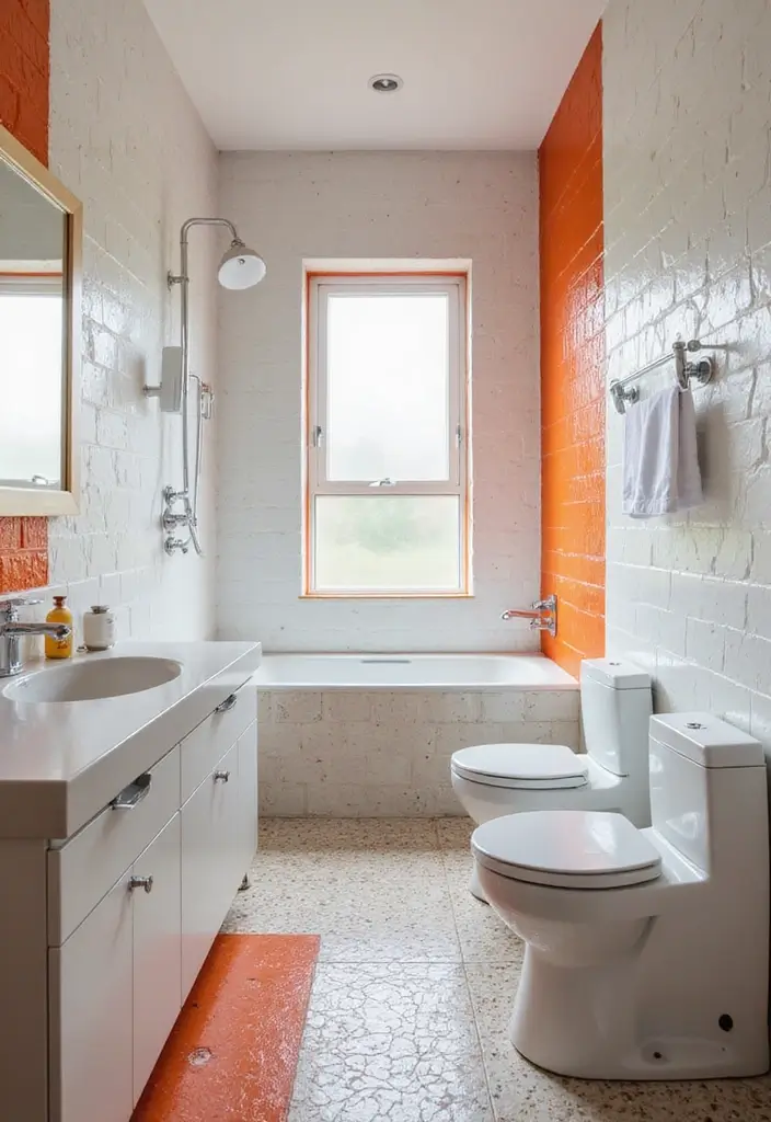 27 Bathroom Tiles Aesthetic That Matches Any Style - 5. Bold Colored Tiles