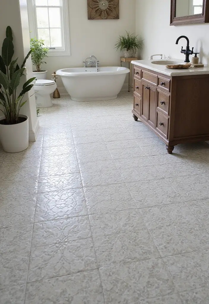 27 Bathroom Tiles Aesthetic That Matches Any Style - 6. Geometric Patterns