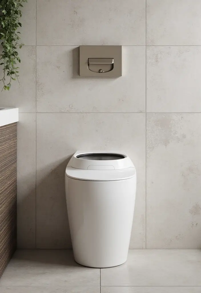 27 Decoration For Bathroom That Looks Clean And Modern - 12. Unique Waste Bins
