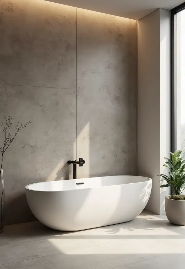 27 Decoration For Bathroom That Looks Clean And Modern - 22. Textured Walls