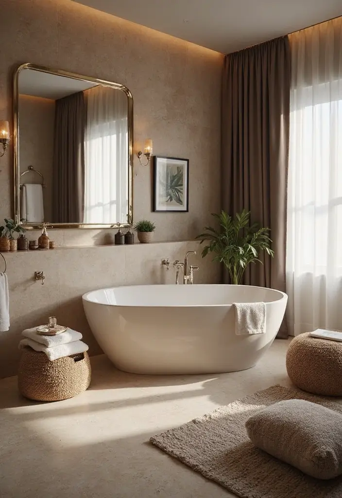 27 Decoration For Bathroom That Looks Clean And Modern - 9. Touches of Luxury