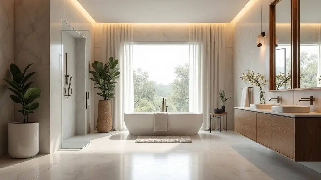 27 Large Bathroom Ideas That Feel Luxurious