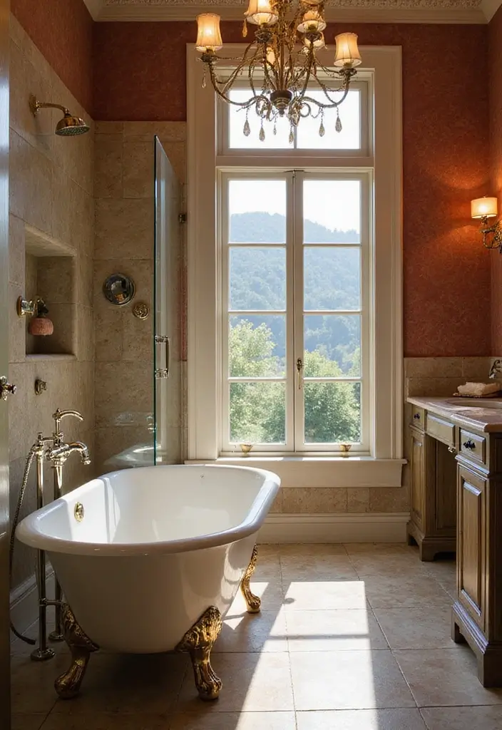 27 Modern Victorian Bathroom Ideas That Mix Old And New - 1. Timeless Clawfoot Tubs