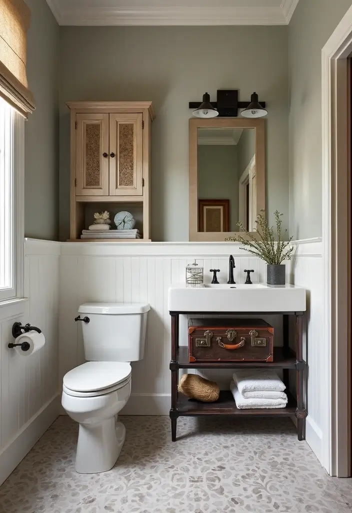27 Modern Victorian Bathroom Ideas That Mix Old And New - 26. Stylish Storage Solutions