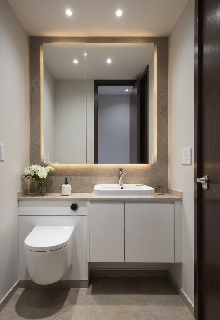 27 Small Bathroom Ideas Modern And Functional - 7. Smart Mirrors