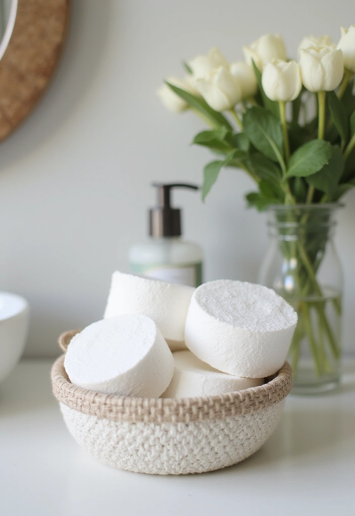 27 Spring Bathroom Decor Ideas That Feel Fresh - 22. Reusable Cotton Rounds