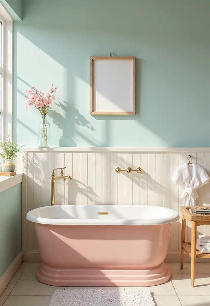 27 Spring Bathroom Decor Ideas That Feel Fresh - 9. Bright Paint Colors