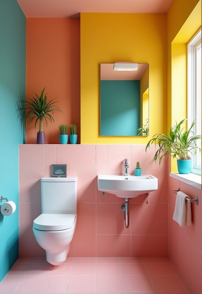 27 Toca Boca Bathroom Ideas That Feel Fun And Creative - 15. Vibrant Color Schemes