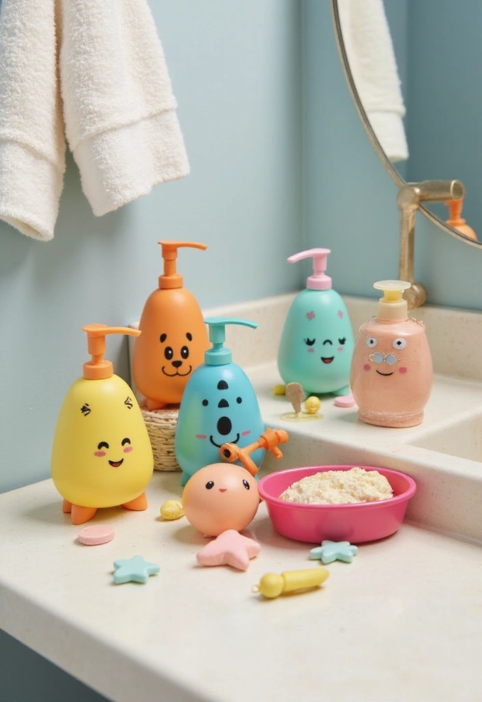 27 Toca Boca Bathroom Ideas That Feel Fun And Creative - 16. Customized Bath Products