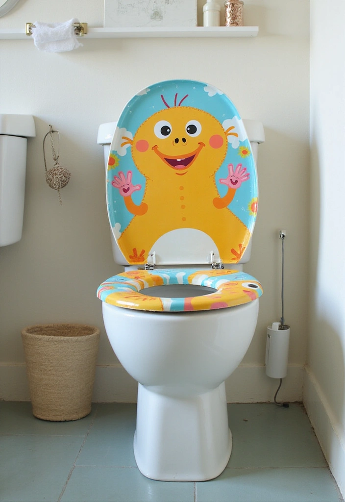 27 Toca Boca Bathroom Ideas That Feel Fun And Creative - 18. Unique Toilet Seat Designs