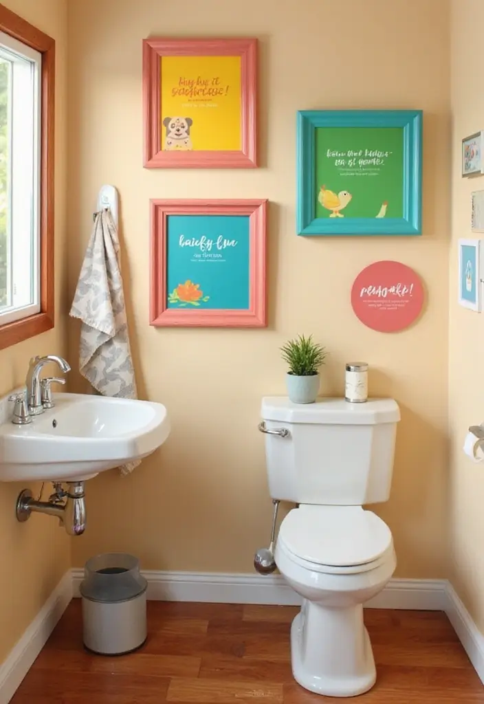 27 Toca Boca Bathroom Ideas That Feel Fun And Creative - 22. Fun Bathroom Signage