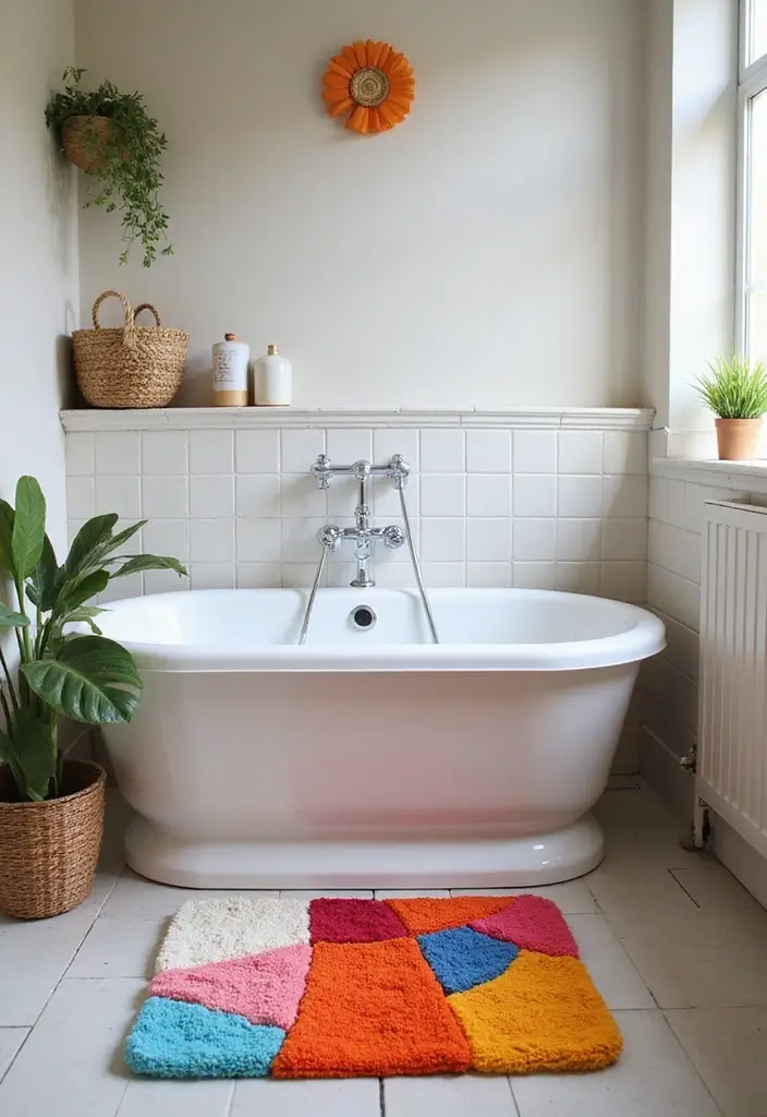 27 Toca Boca Bathroom Ideas That Feel Fun And Creative - 4. Quirky Bath Mats