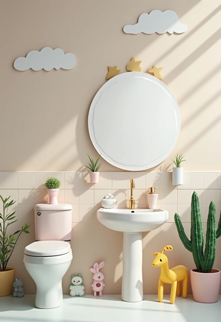 27 Toca Boca Bathroom Ideas That Feel Fun And Creative - 7. Whimsical Faucets and Fixtures