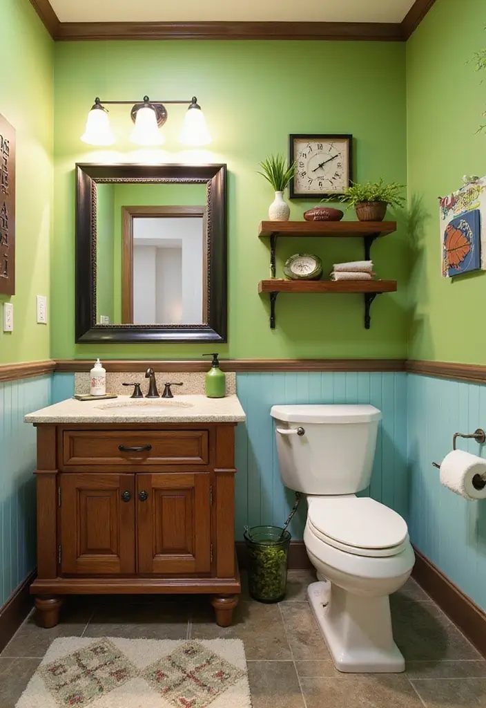 28 Adorable Kids Jack And Jill Bathroom Ideas That Are Eco-Friendly - 10. Sports Fever