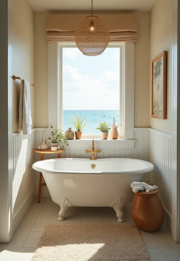 28 Adorable Kids Jack And Jill Bathroom Ideas That Are Eco-Friendly - 13. Cozy Beach Getaway