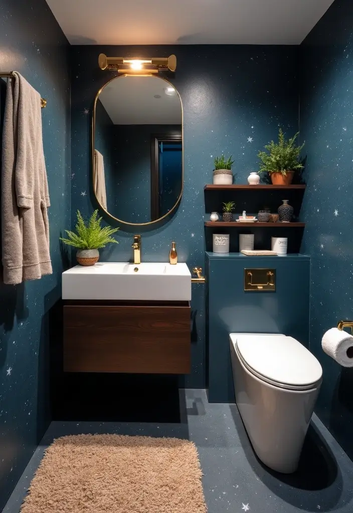 28 Adorable Kids Jack And Jill Bathroom Ideas That Are Eco-Friendly - 17. Space Odyssey