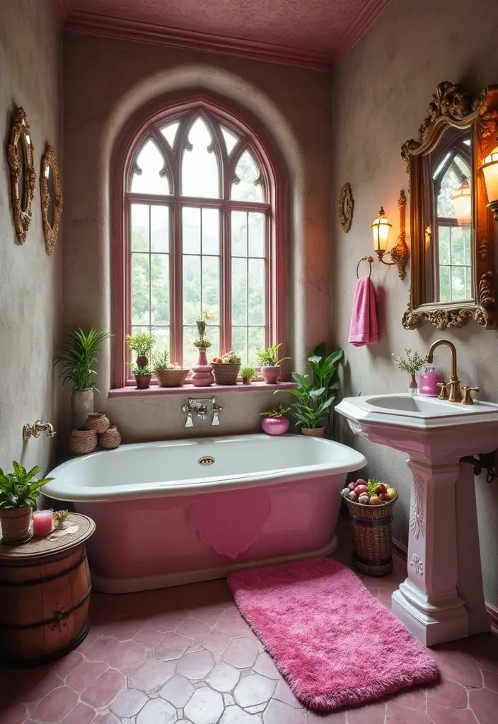 28 Adorable Kids Jack And Jill Bathroom Ideas That Are Eco-Friendly - 23. Fantasy Castle