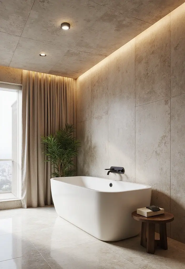 28 Bathroom Ceiling Ideas That Transform The Look - 20. Faux Finishes