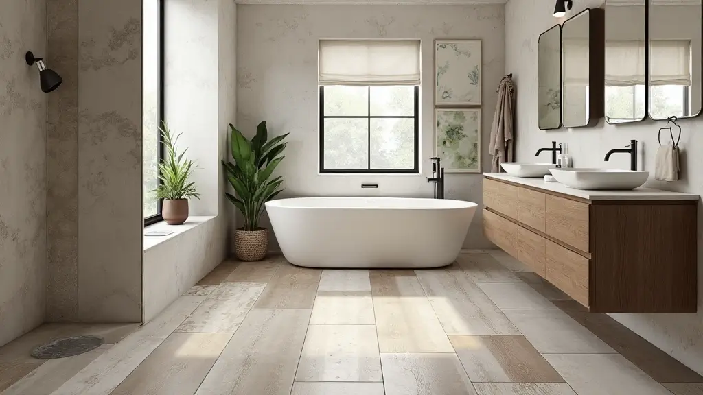 28 Bathroom Floor And Wall Tile Ideas That Match Perfectly