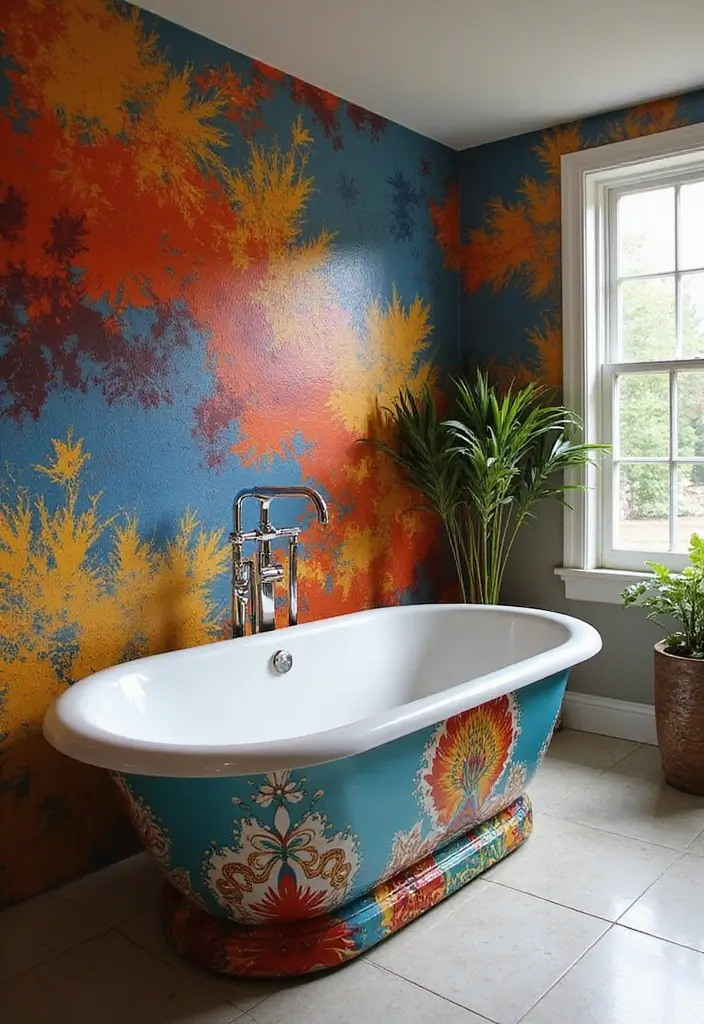 28 Bathroom Ideas With Tub For Relaxing Evenings - 24. Decorative Bathtubs