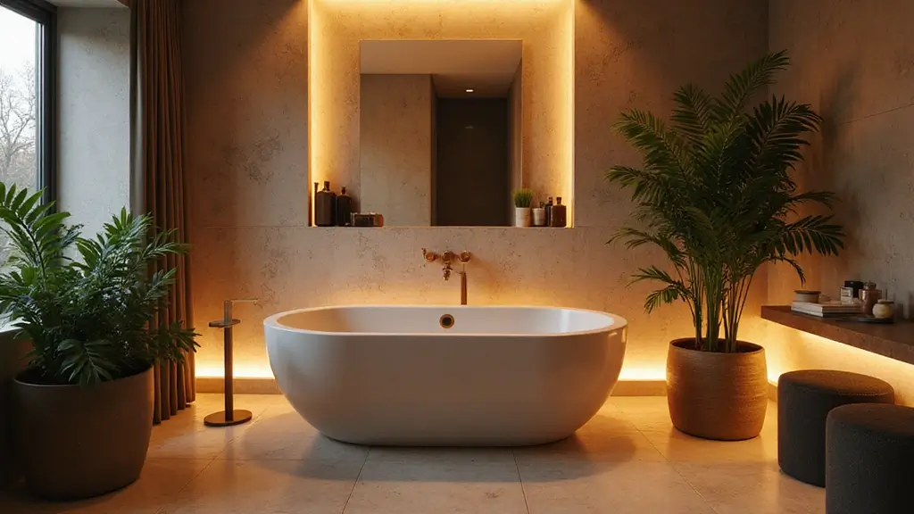 28 Bathroom Ideas With Tub For Relaxing Evenings