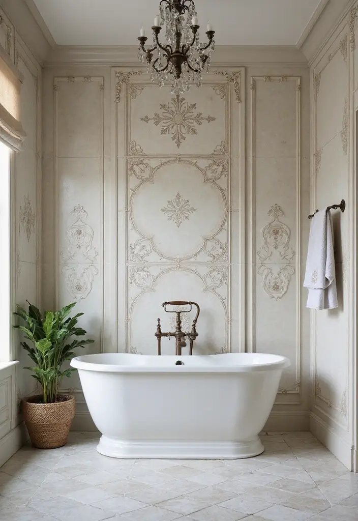 28 Grey And Blue Bathroom Ideas Colour Schemes For Master Baths - 13. Sophisticated European Influence