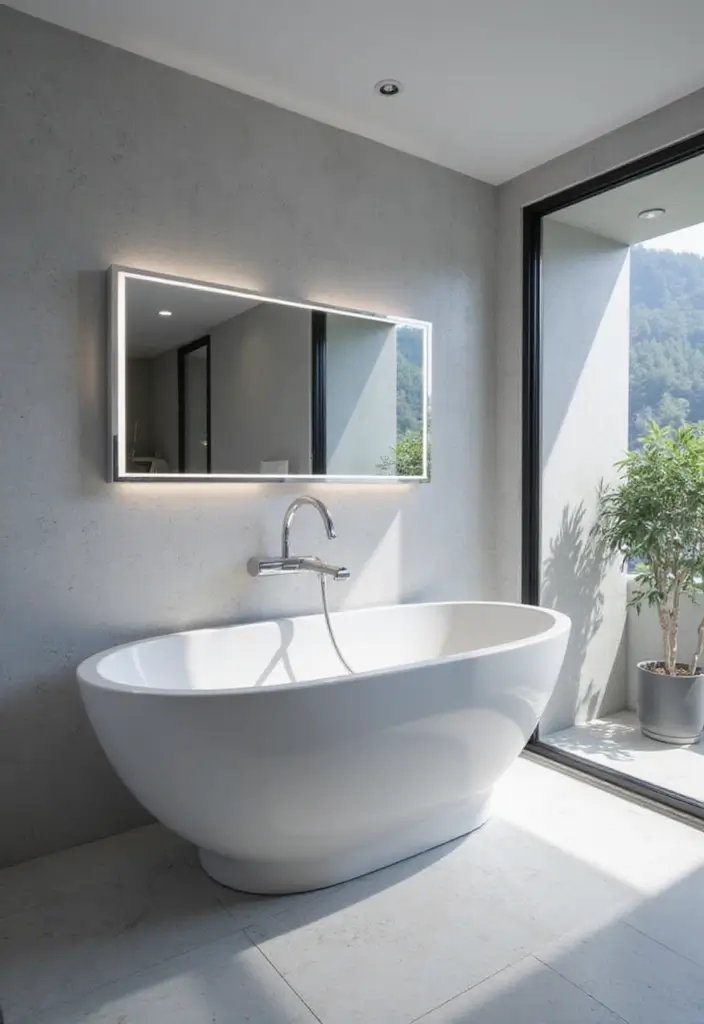 28 His And Her Bathroom Ideas That Balance Style - 12. Incorporating Technology