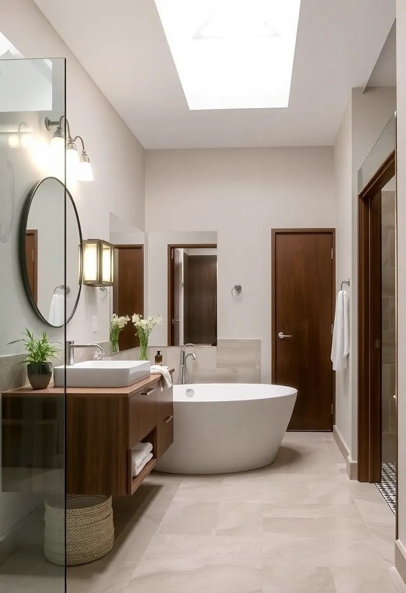 28 His And Her Bathroom Ideas That Balance Style - 23. Open Concept Designs