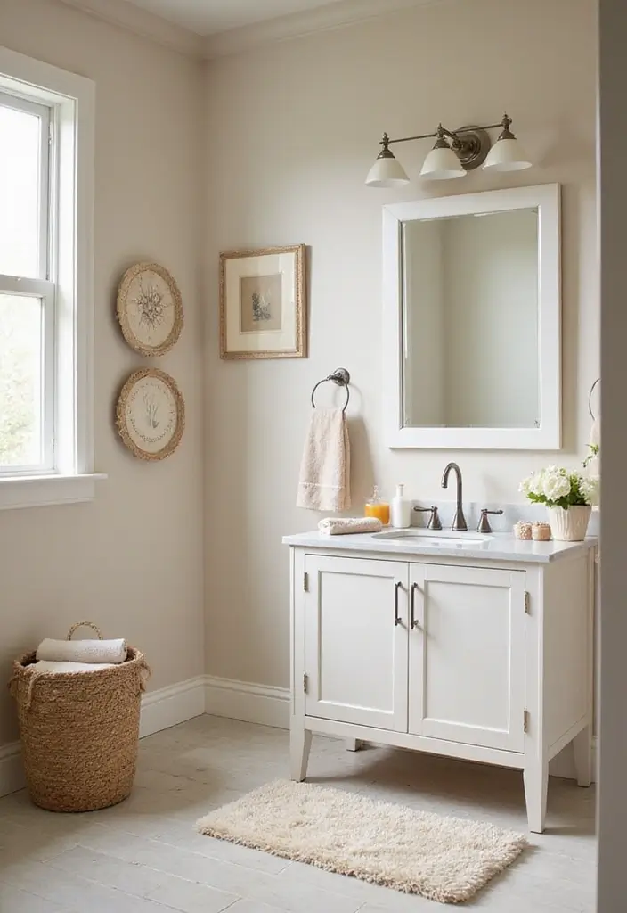 28 His And Her Bathroom Ideas That Balance Style - 5. Color Coordination