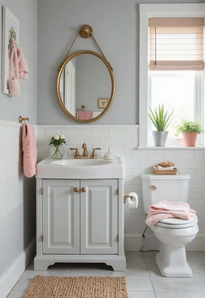 28 Kids Bathroom Paint Colors That Feel Cheerful - 13. Soft Gray