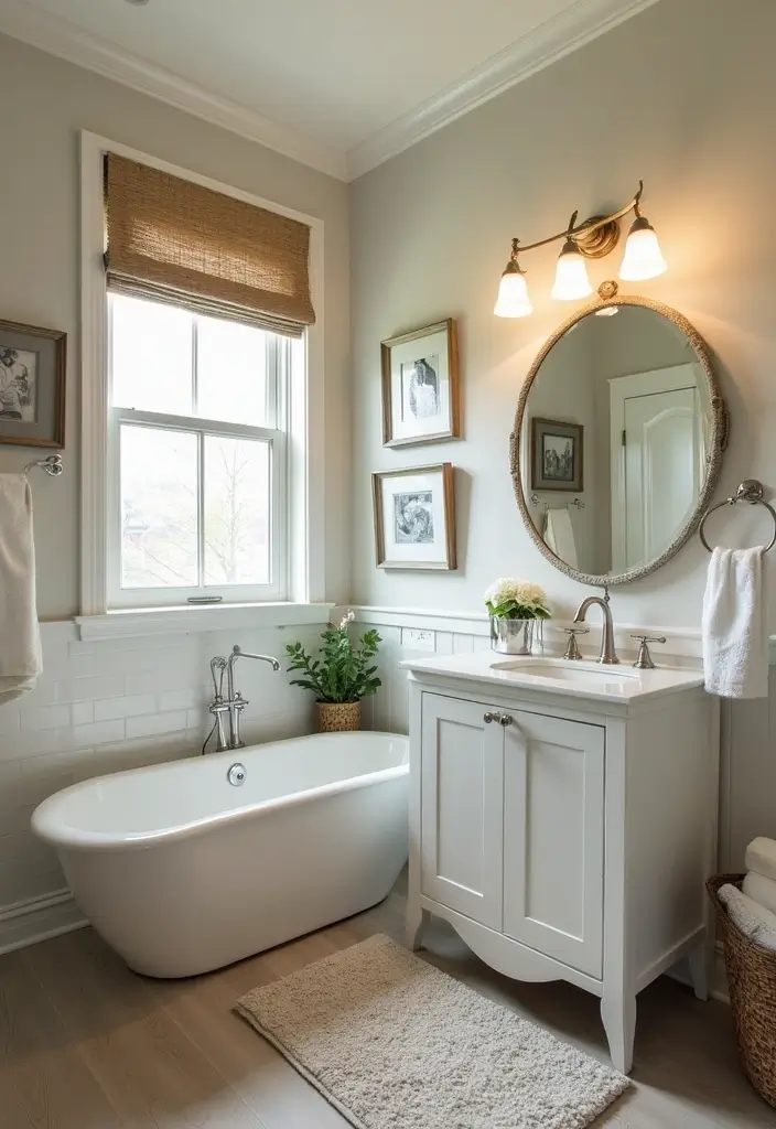 28 Modern Hamptons Bathroom Designs With Coastal Touch - 28. Personal Touches