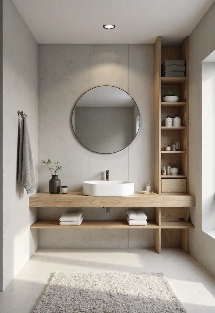 28 Modern Hamptons Bathroom Designs With Coastal Touch - 7. Minimalist Approach