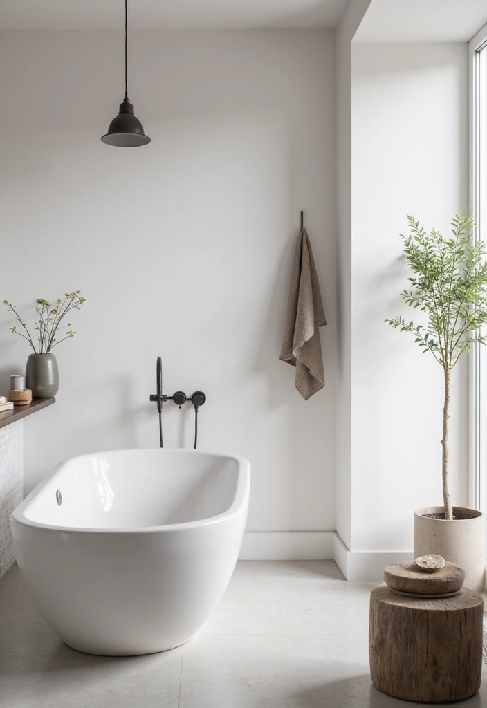 28 Simple Small Bathroom Ideas That Save Space - 12. Minimalist Decor