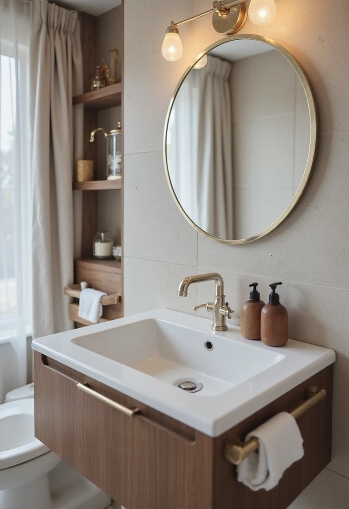 28 Simple Small Bathroom Ideas That Save Space - 24. Narrow Sink Designs