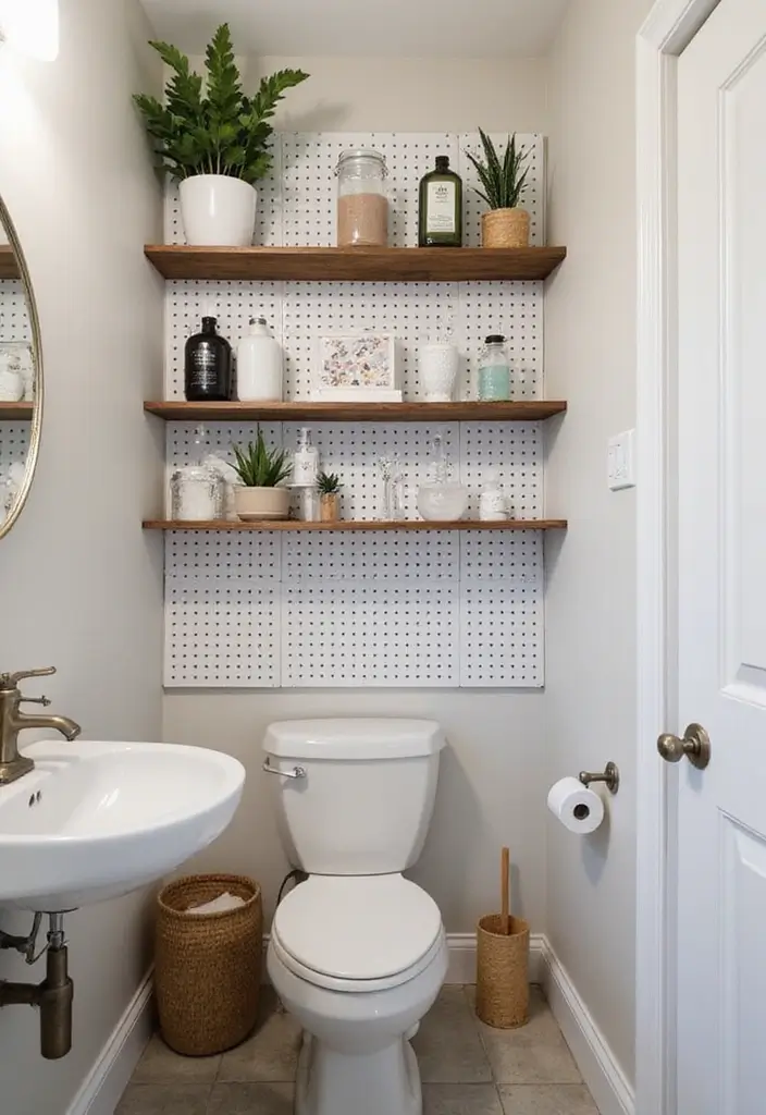 28 Simple Small Bathroom Ideas That Save Space - 6. Vertical Storage Solutions