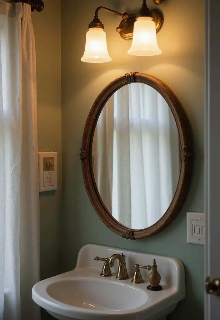 28 Vintage Bathroom Light Fixtures That Bring Character - 22. Vintage Wall-Mounted Pharmacy Lights