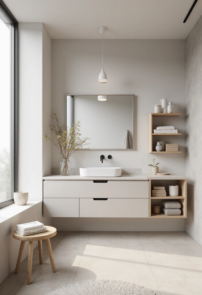 28 Women Bathroom Ideas Decor For Elegant Spaces - 20. Minimalist Chic