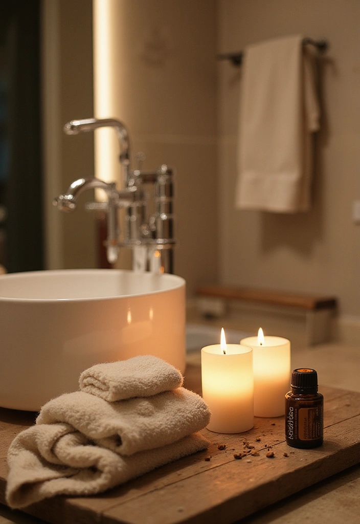 29 Apartment Aesthetic Bathroom Ideas For Modern Living - 19. Aromatherapy Elements