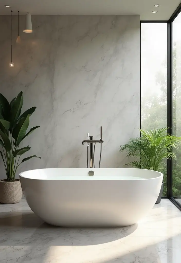 29 Apartment Aesthetic Bathroom Ideas For Modern Living - 24. Modern Bathtubs
