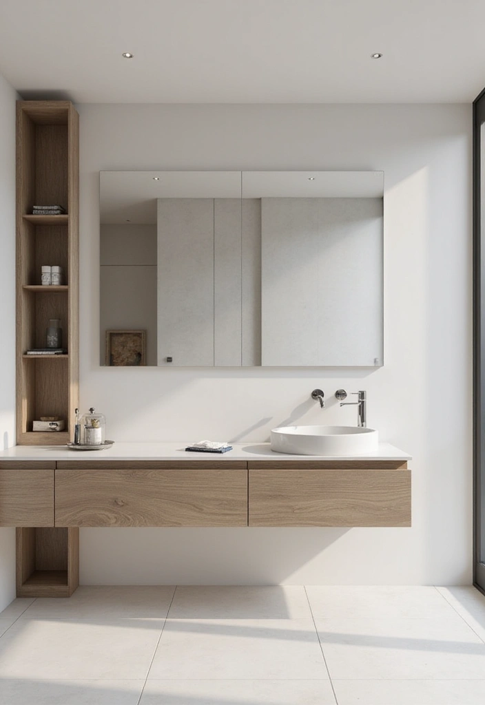 29 Apartment Aesthetic Bathroom Ideas For Modern Living - 3. Minimalist Magic