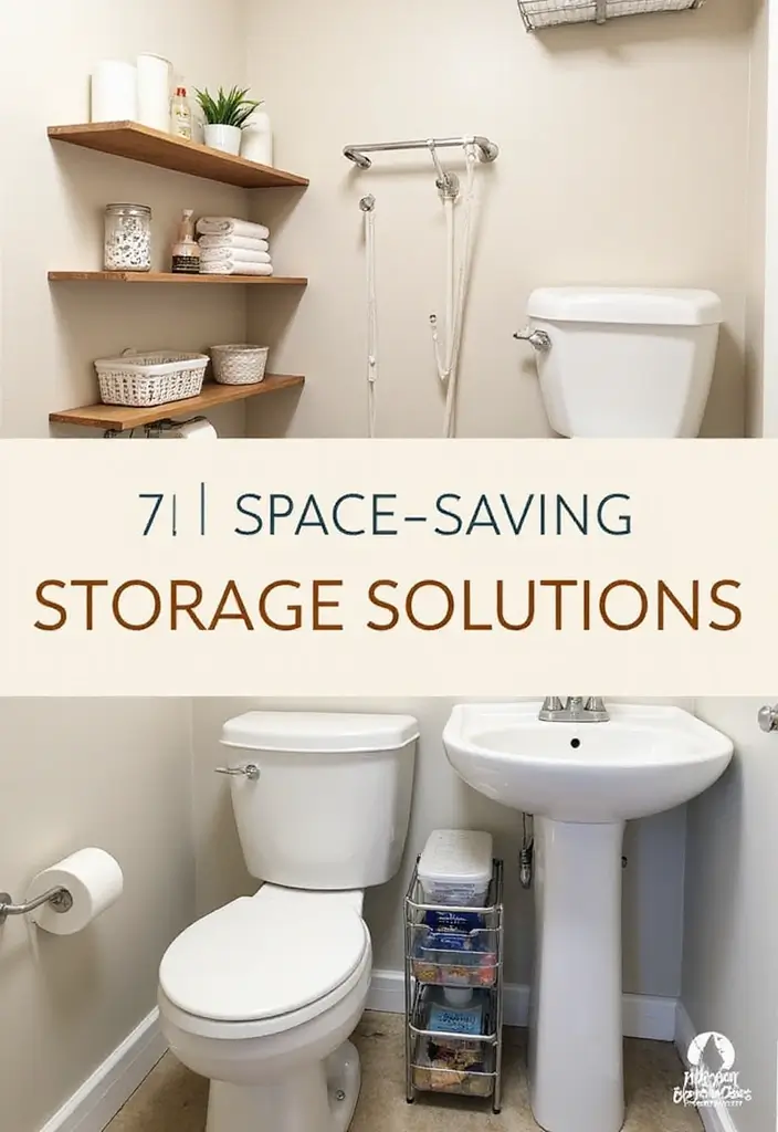 29 Apartment Aesthetic Bathroom Ideas For Modern Living - 8. Space-Saving Solutions