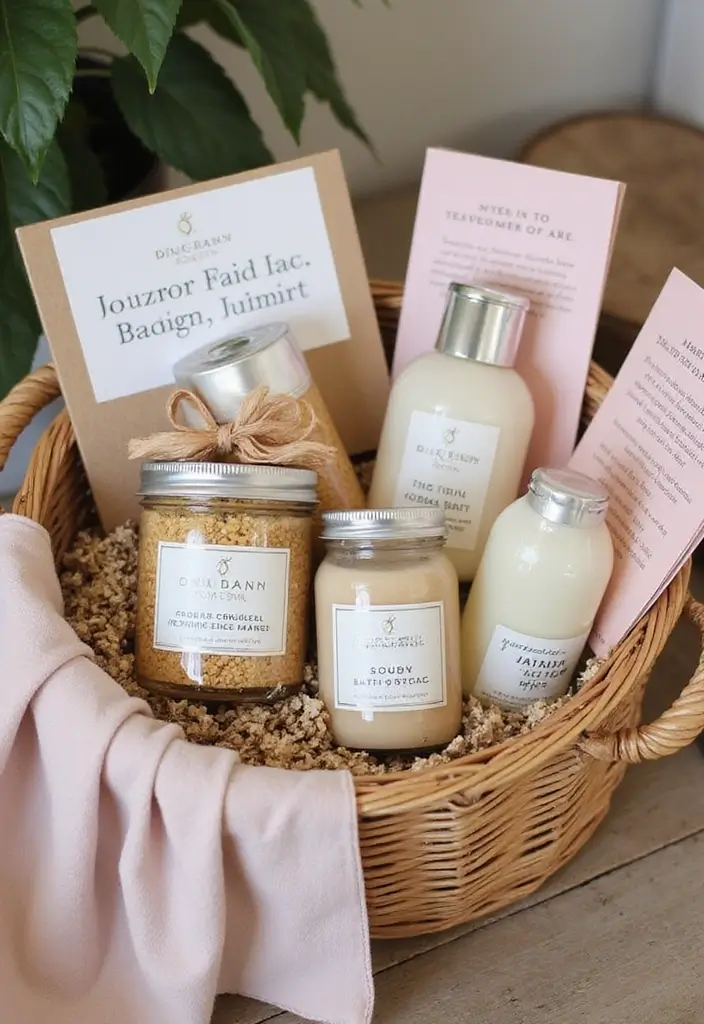 29 Bathroom Gift Basket Ideas That Feel Luxurious - 11. Self-Care Subscription Basket