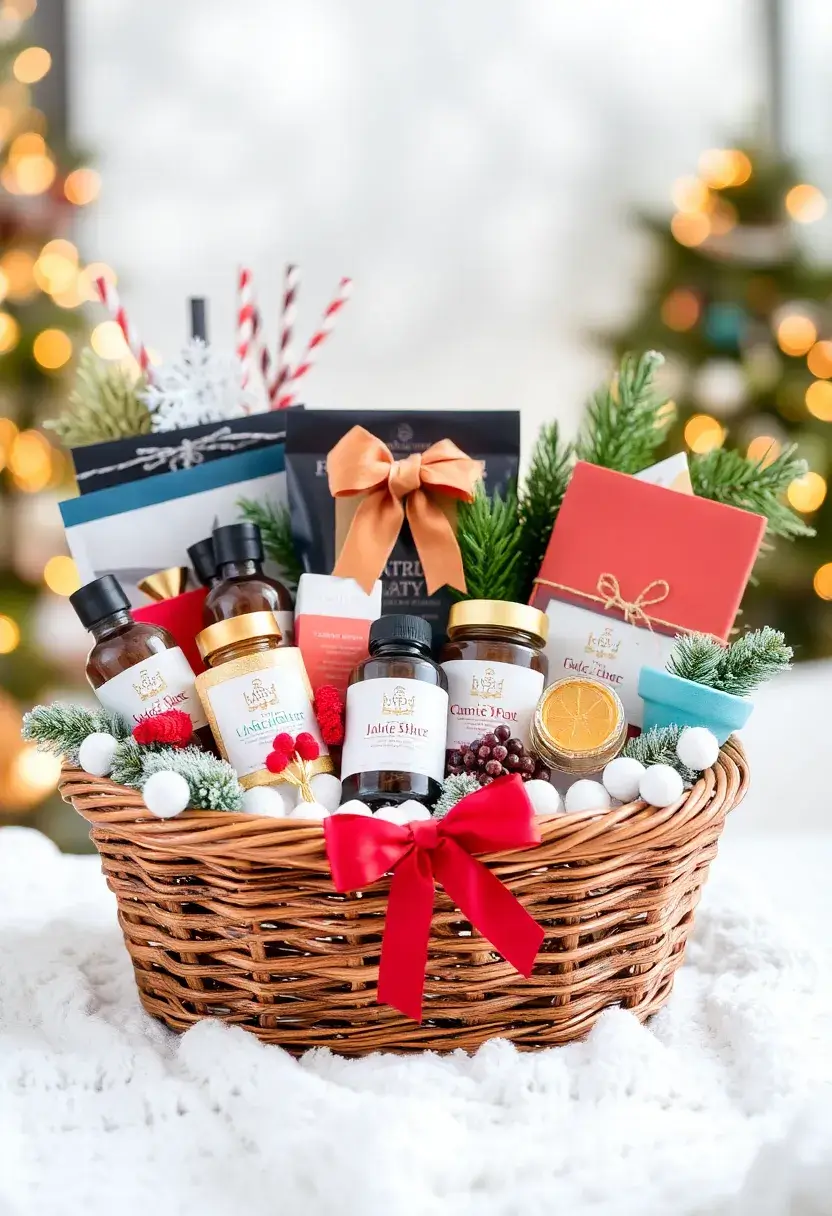 29 Bathroom Gift Basket Ideas That Feel Luxurious - 16. Seasonal Comfort Basket