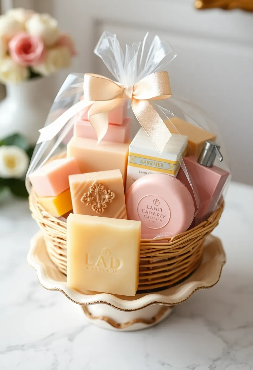 29 Bathroom Gift Basket Ideas That Feel Luxurious - 26. Artisanal Soap Collection