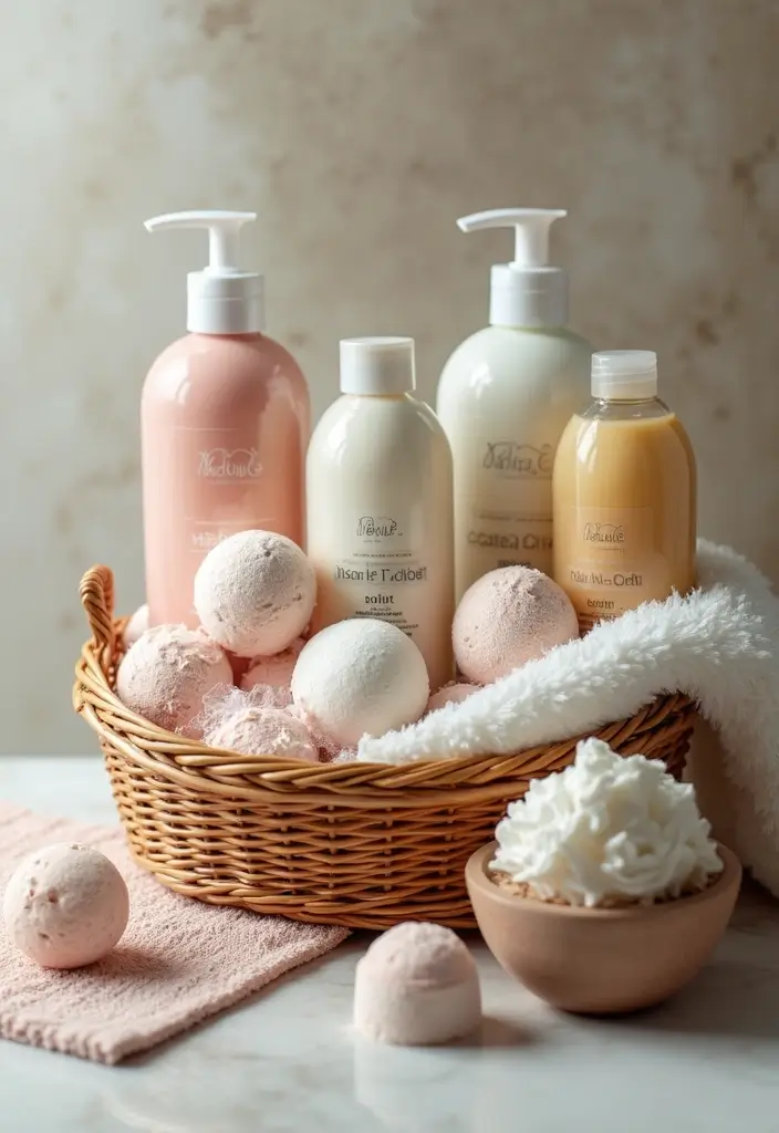 29 Bathroom Gift Basket Ideas That Feel Luxurious - 6. Luxurious Bathing Experience